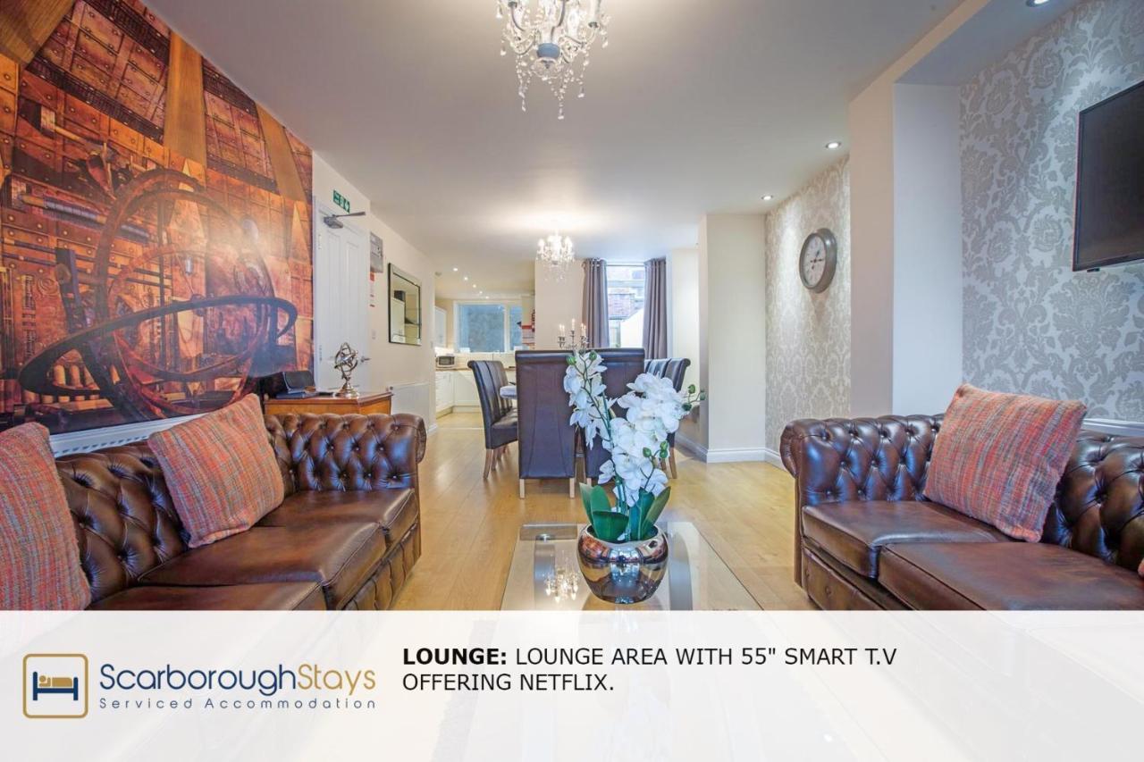 Scarborough Stays - Luxury Townhouse Ideal For Large Groups - Hot Tub ภายนอก รูปภาพ